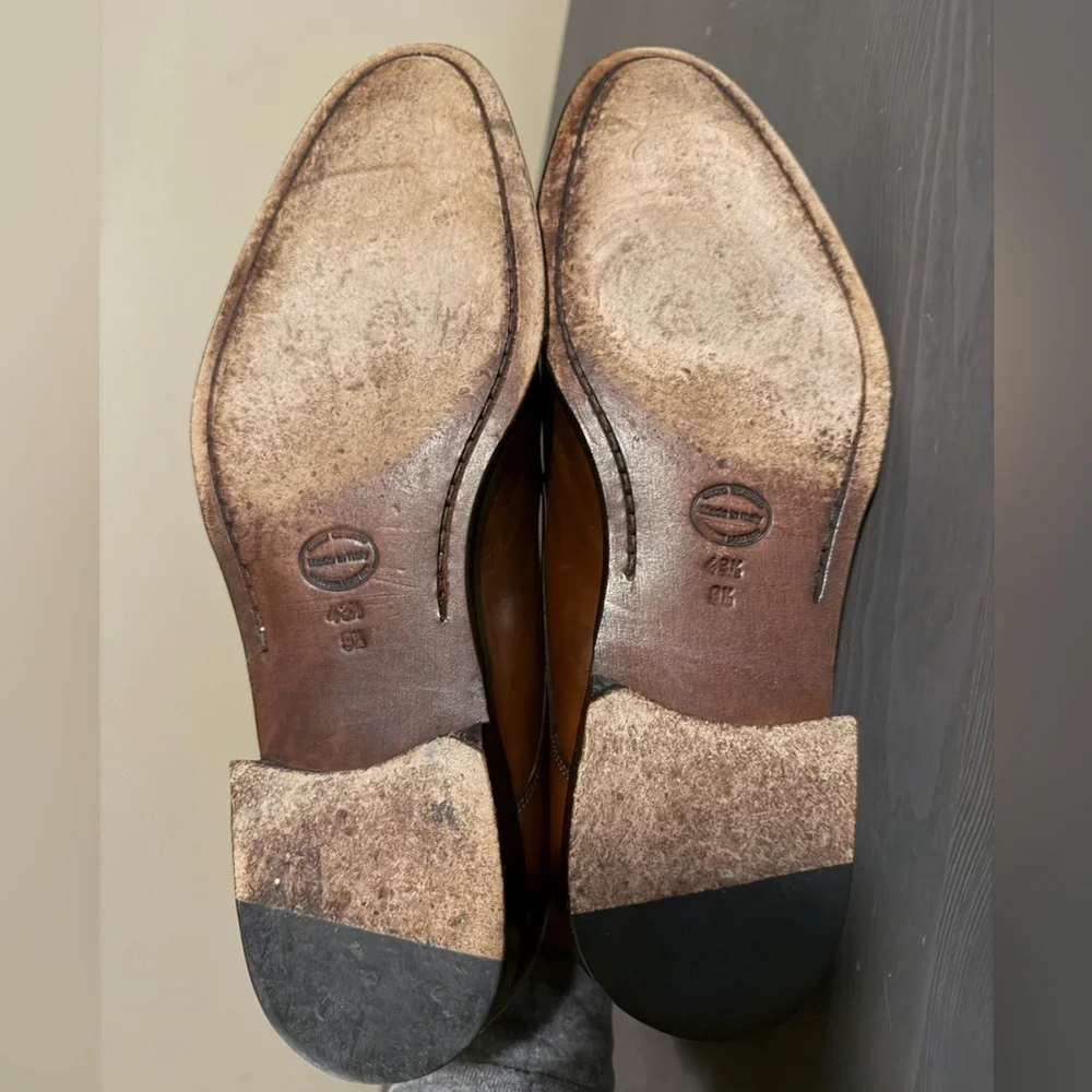 SuitSupply Men’s Italian Leather Lace Up Oxford Shoes